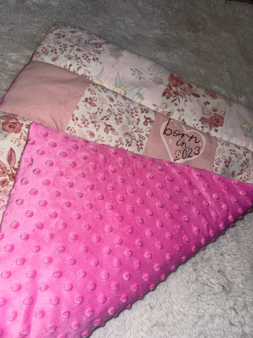 Baby grow keepsake blanket